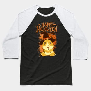 Halloween Happy Halloween Funny Guinea Pig Costume Baseball T-Shirt